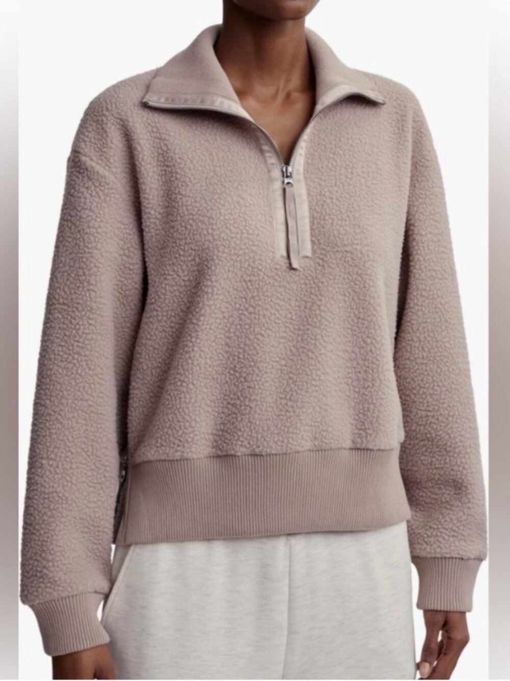 Varley Roselle Half-zip Fleece in Sphinx